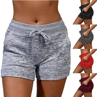 Short de yoga en coton pour femme
