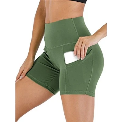 Short de yoga femme avec poches