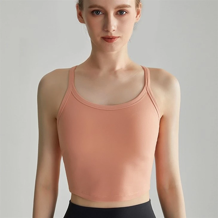 Women's New Style Solid Color Sleeveless Yoga Tank Top